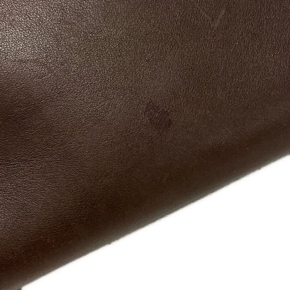 The Row Peggy Clutch Bag W1774 L72 CHESTNUT ANS (Dark Brown) - Picture 14 of 16